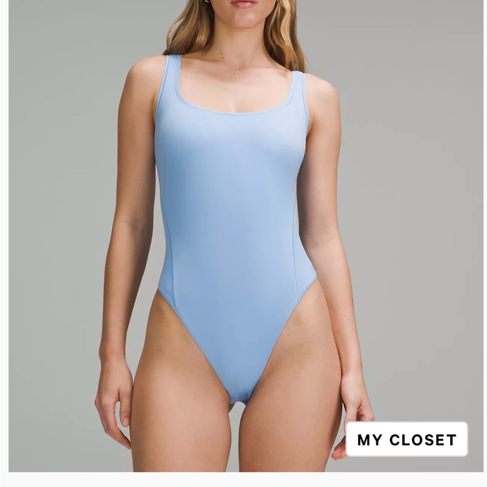 Lululemon Wundermost square neck sleeveless bodysuit